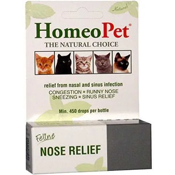 15 mL Homeopet Feline Nose Relief - Supplements
